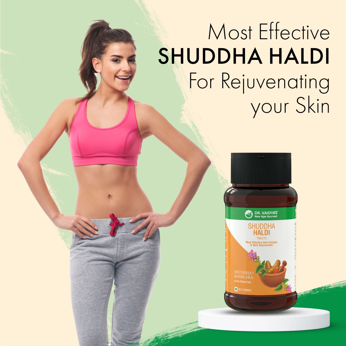 Shuddha Haldi Tablets: Most Effective Anti-Allergic & Skin Rejuvenator