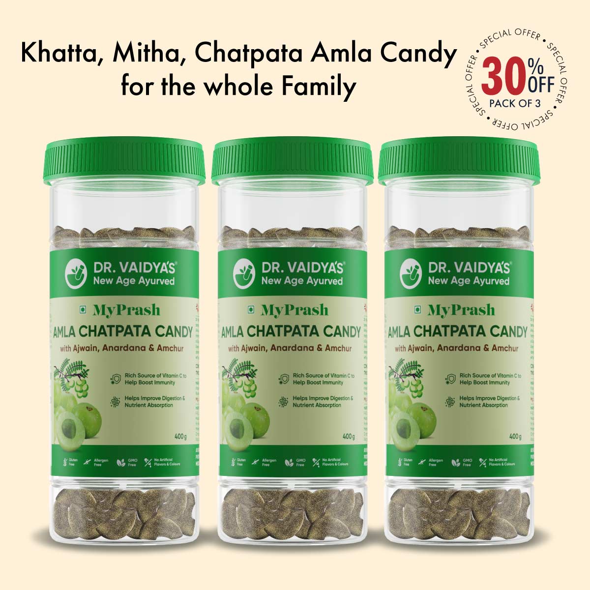 MyPrash Amla Chatpata Candy: Amla Candy That Helps Boost Immunity & Energy Levels