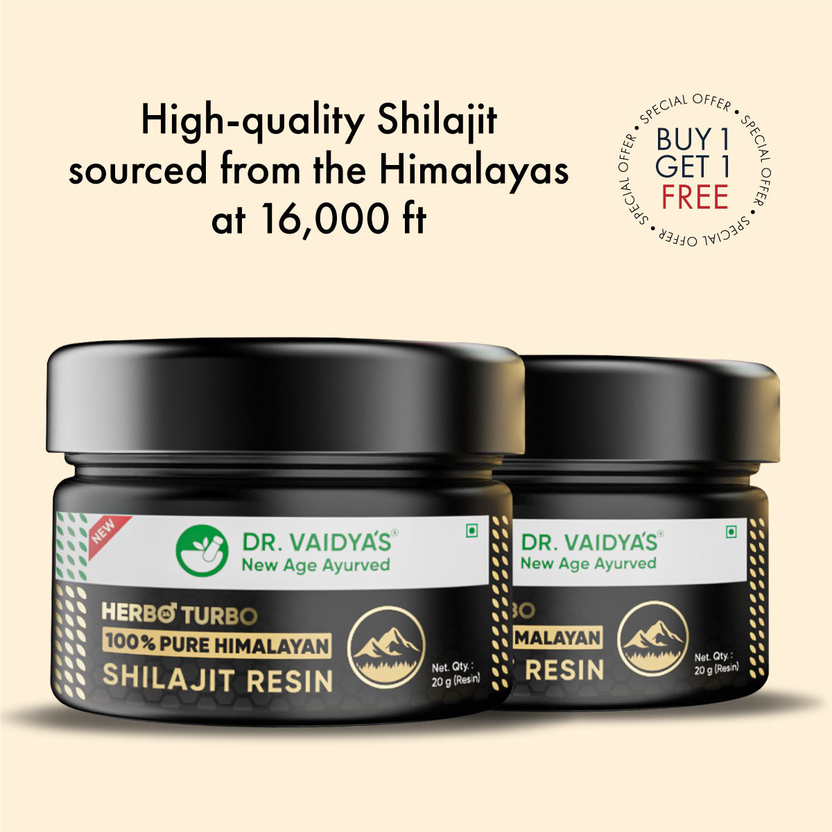 Herbo24Turbo Shilajit Resin: Made From 100% Pure Himalayan Shilajit