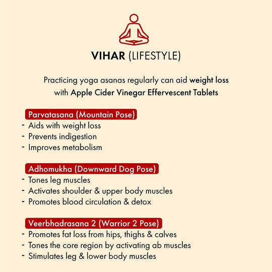 Apple Cider Vinegar Effervescent - Tablets For Weight Management With Garcinia Extract