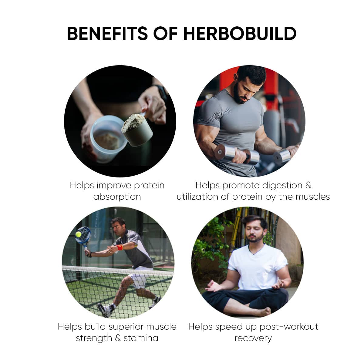 HerboBuild (50 Capsules) - Pack of 3