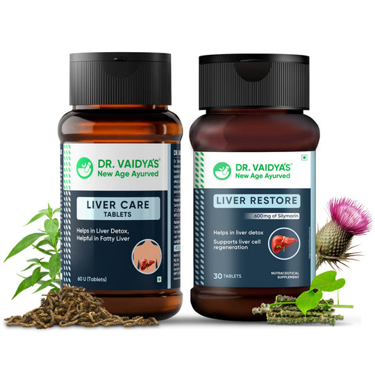 Liver Care Tablets & Liver Restore Tablets Combo