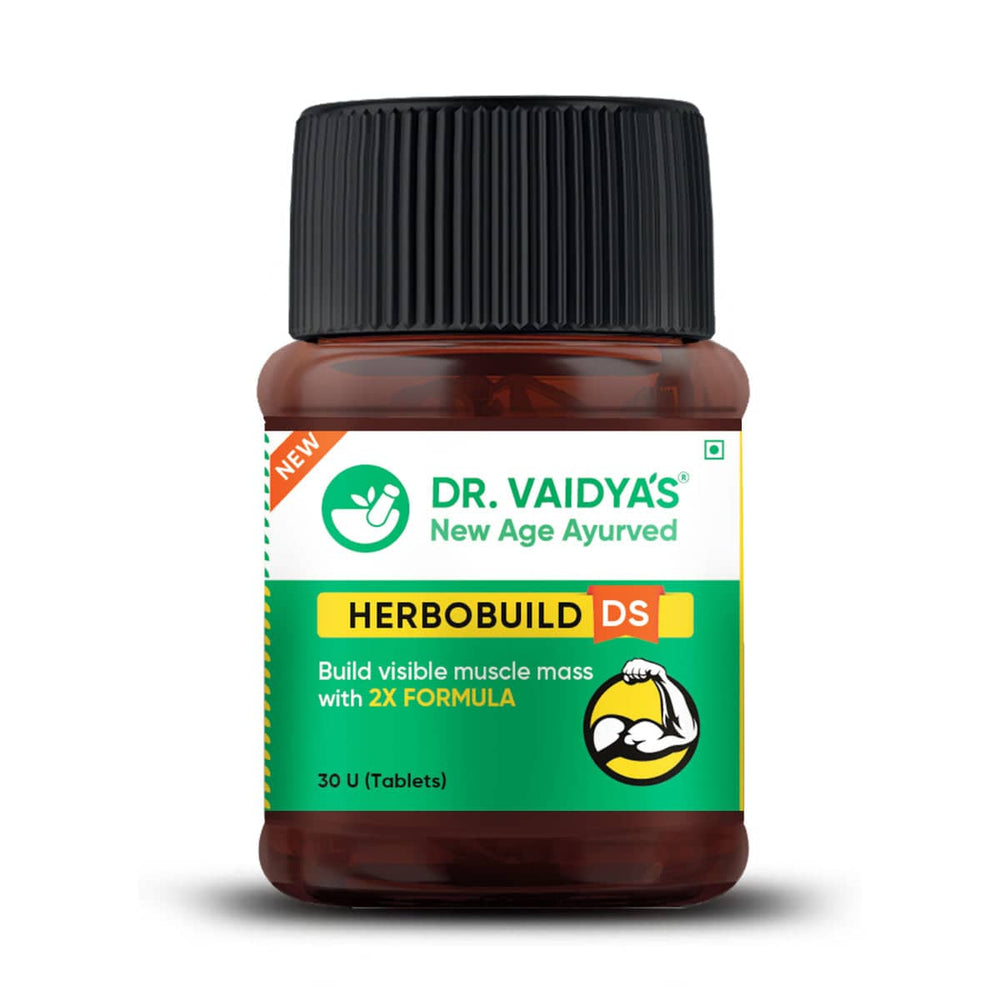 Herbobuild DS (Double Strength) - Build Visible Muscle Mass with 2X Formula