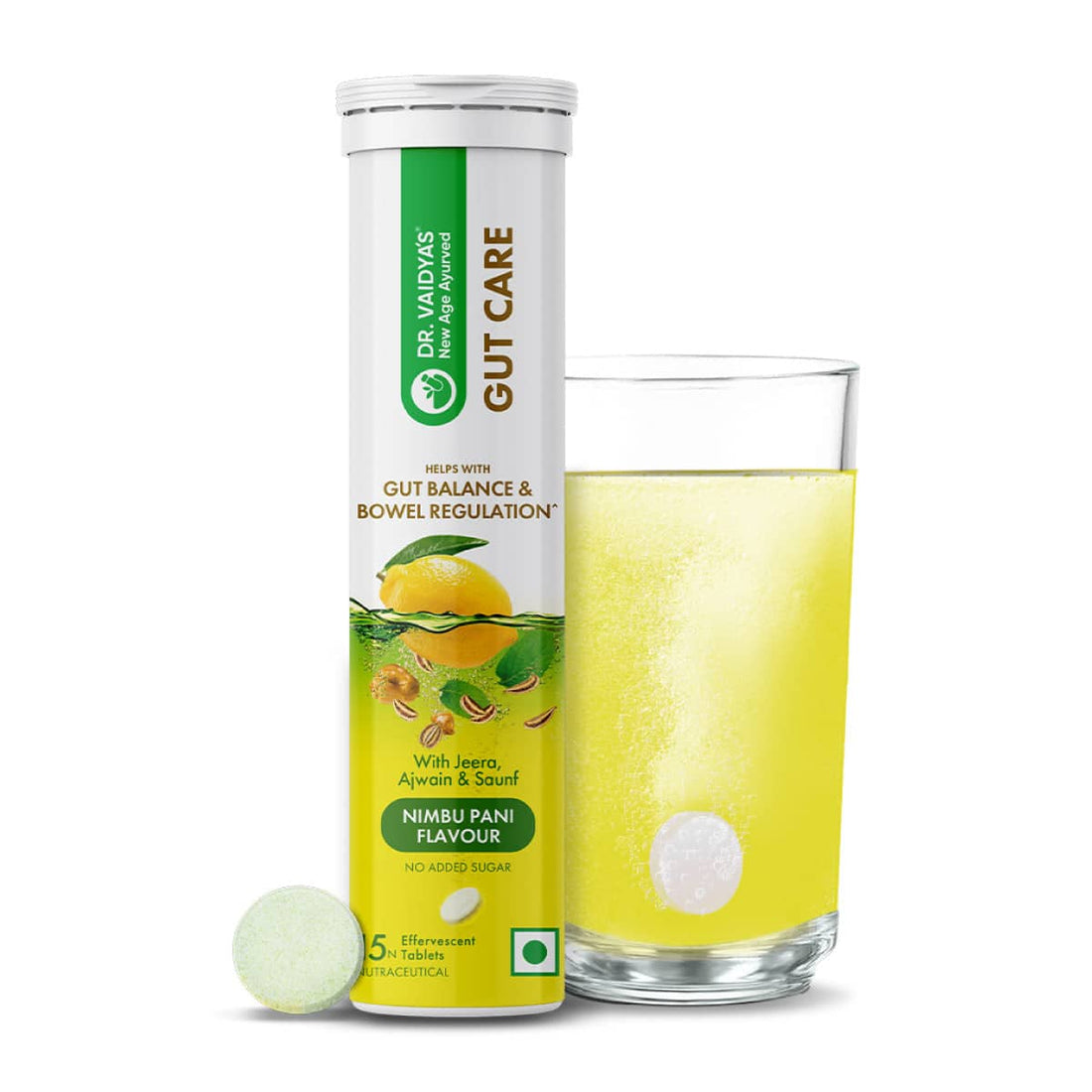 Dr. Vaidya's Gut Care Effervescent Tablets