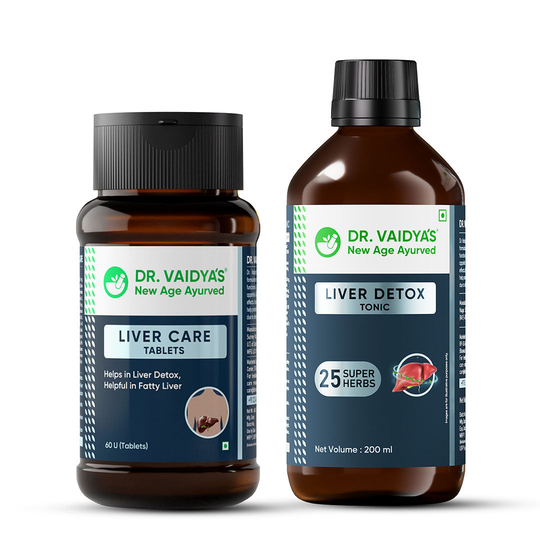Dr. Vaidya’s Ayurvedic Liver Care Combo | Manages Fatty Liver & Provides Liver Detox