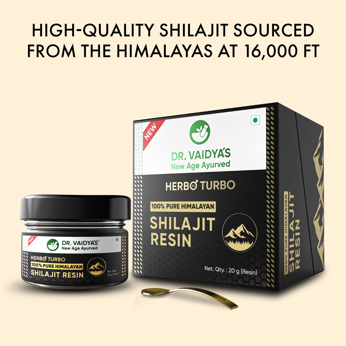 Herbo24Turbo Shilajit Resin: Made From 100% Pure Himalayan Shilajit