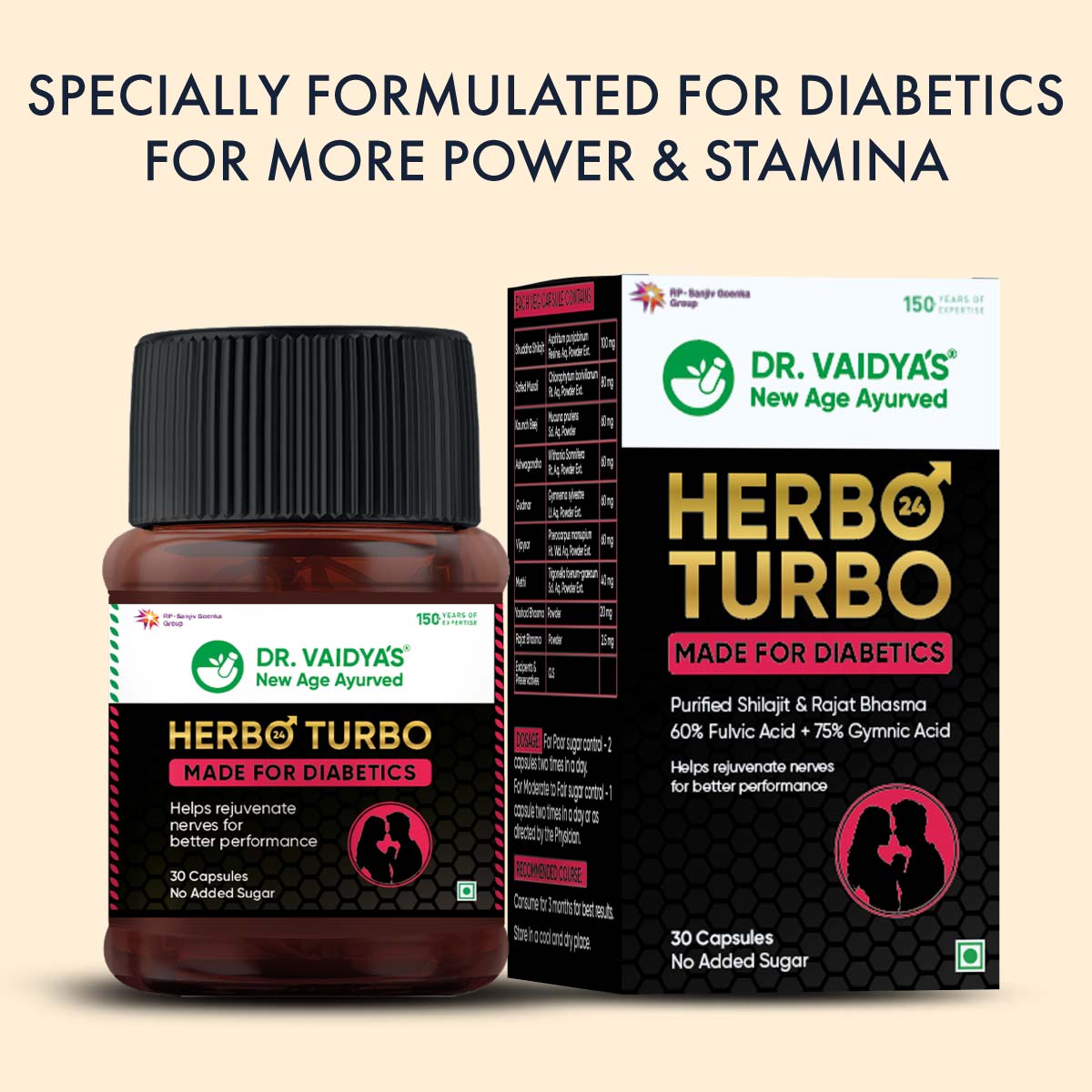 मधुमेह रोगियों के लिए स्टेमिना बढ़ाने का नुस्खा Herbo24Turbo for Diabetes