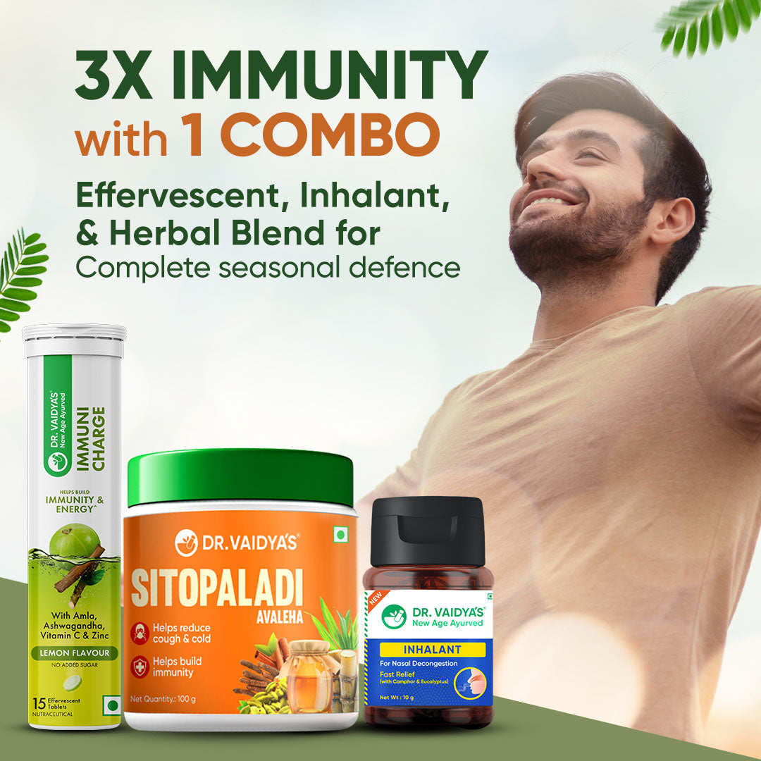 3-in-1 Immunity Combo for Natural Defence Against Changing Weather