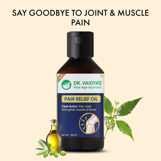 Pain Relief Oil: Ayurvedic Oil For Relief From Joint & Muscle Pain