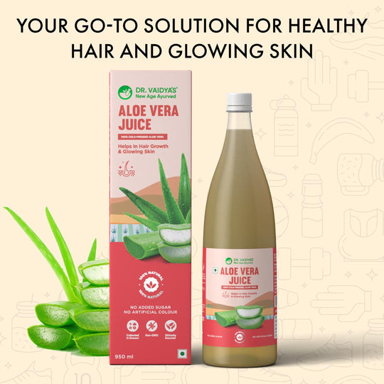 Aloe Vera Juice: For healthy hair & skin, improved immunity and digestion