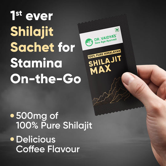 Shilajit Max: India’s 1st Coffee-flavoured 100% Himalayan Shilajit