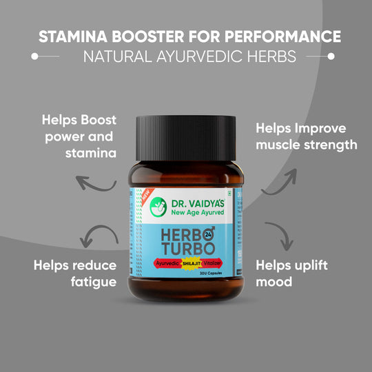 Herbo 24 Turbo Capsules: Ayurvedic Male Power Booster