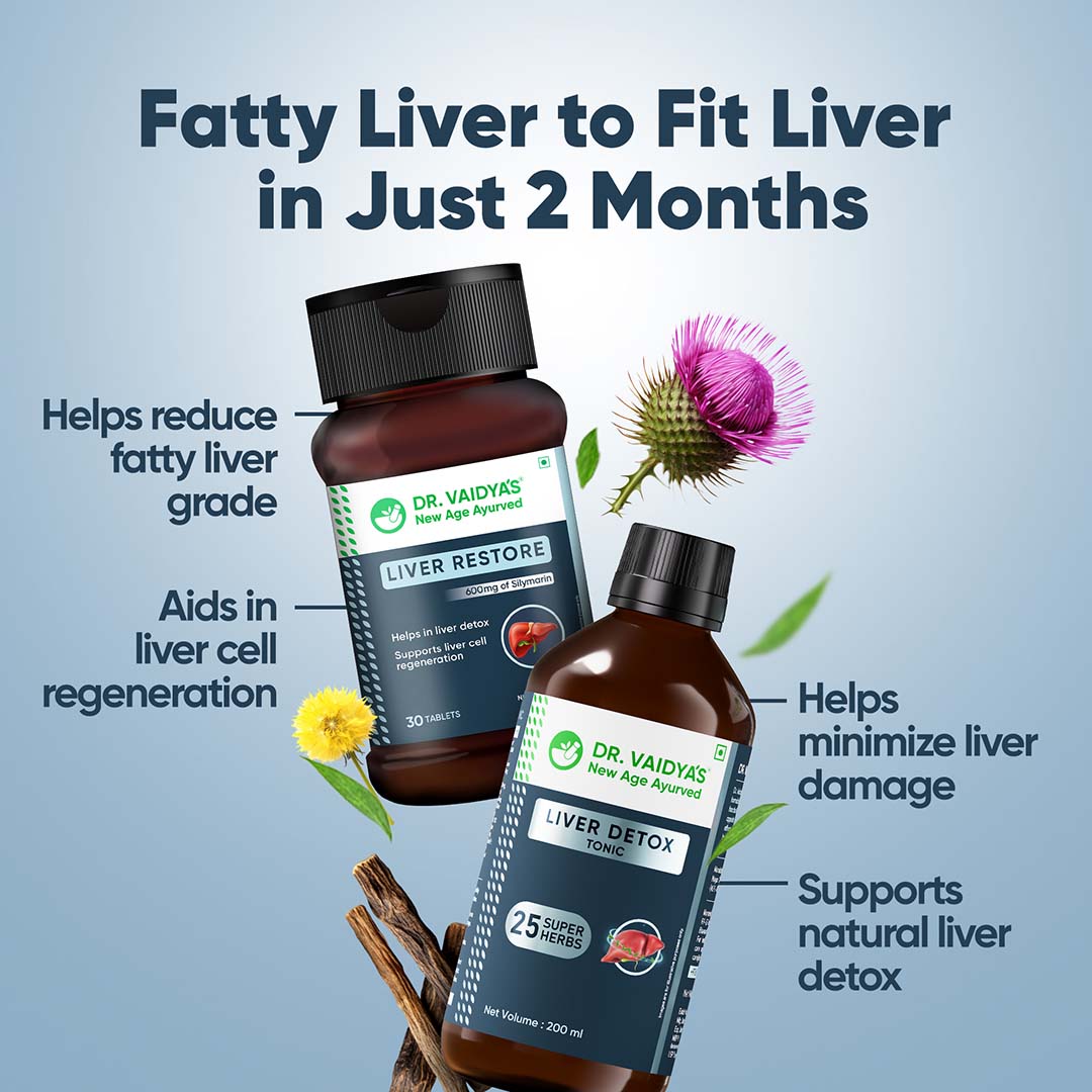 Dr. Vaidya’s Potent Liver Care Combo | Manages Fatty Liver Faster & Provides Daily Liver Detox