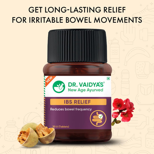 Ayurvedic Medicine for IBS Relief: Helps Relieve Cramps, Bloating & Normalize Bowel Movements