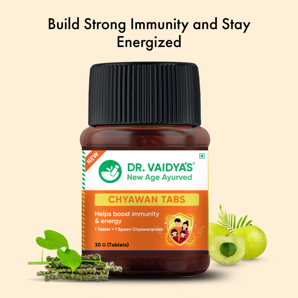 Chyawan Tabs: For Immunity & Health With 43 Chyawanprash Herbs