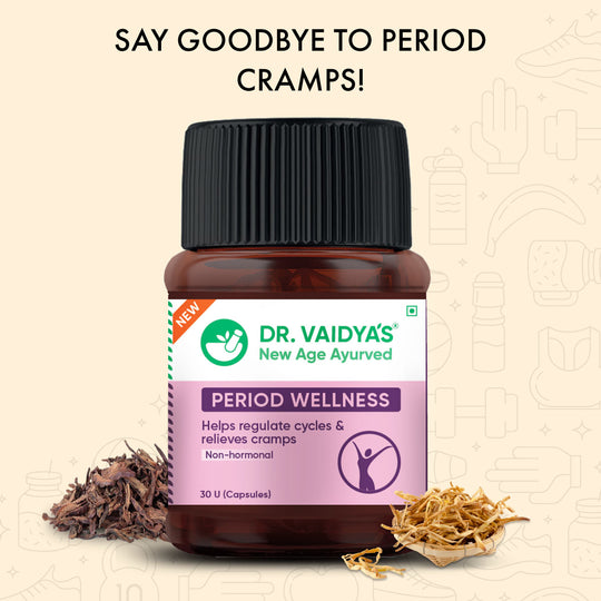 Period Wellness: Helps Regulate Period Pain, Cramps & Controls Bleeding