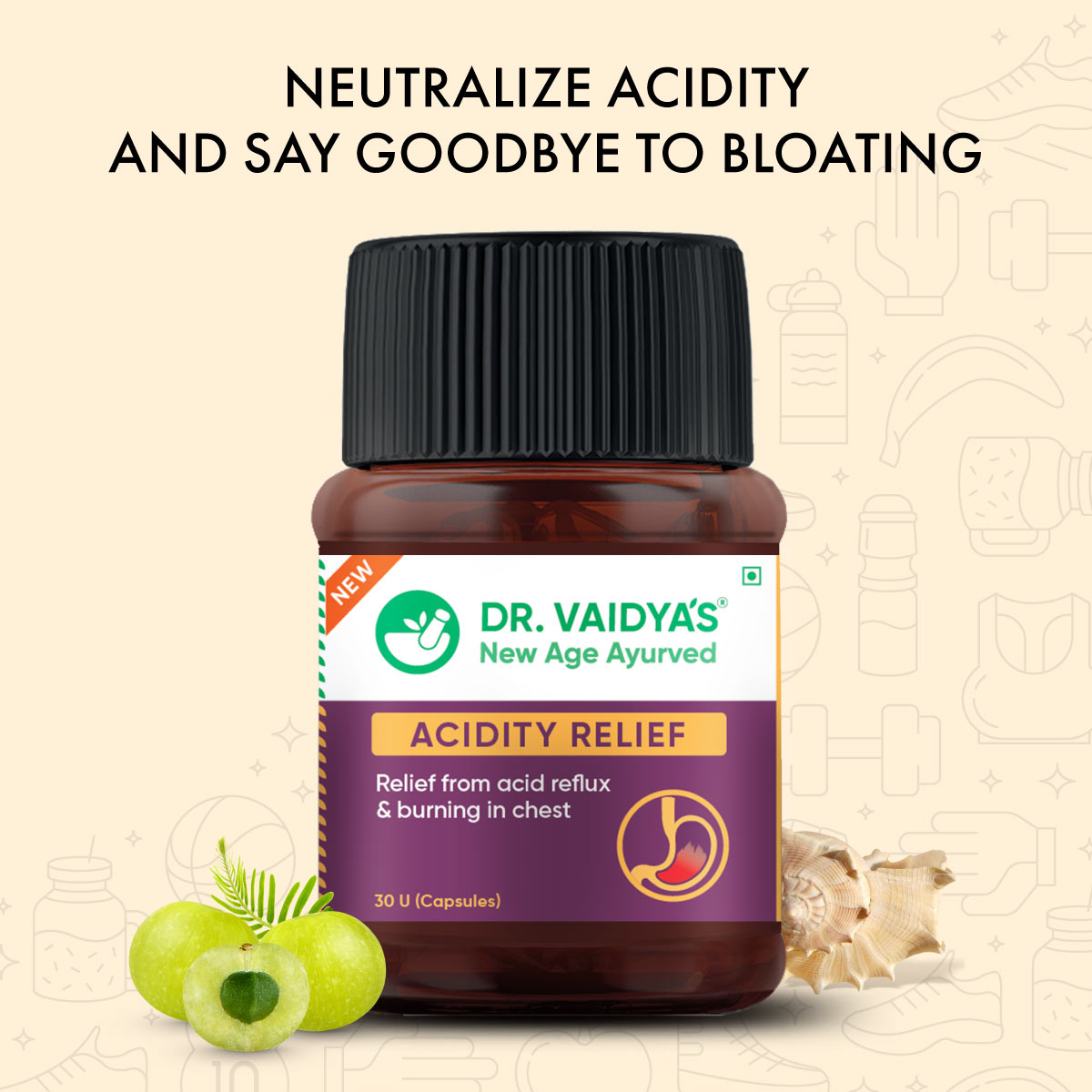 Dr. Vaidya's AcidityRelief Gut Care: For Fast & Long-Lasting Relief From Acidity