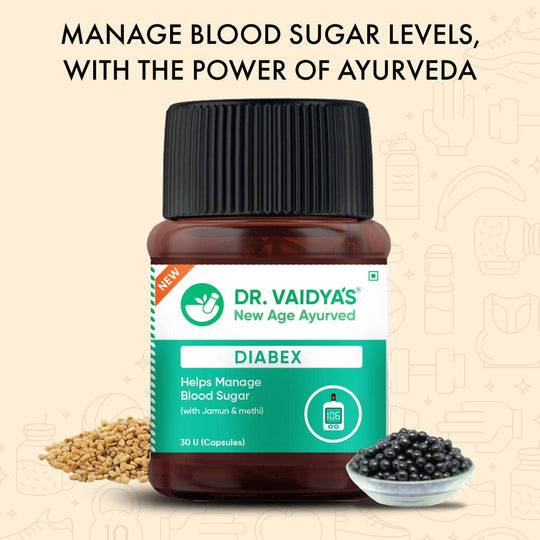 Diabex: Natural & Ayurvedic Blood Sugar Management - Pack of 3