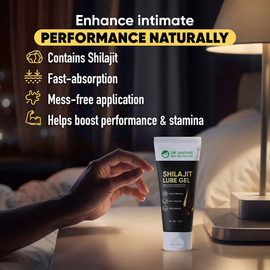 Shilajit Lube Gel: Non-Stick, Fast-Absorbing Shilajit-Infused Gel