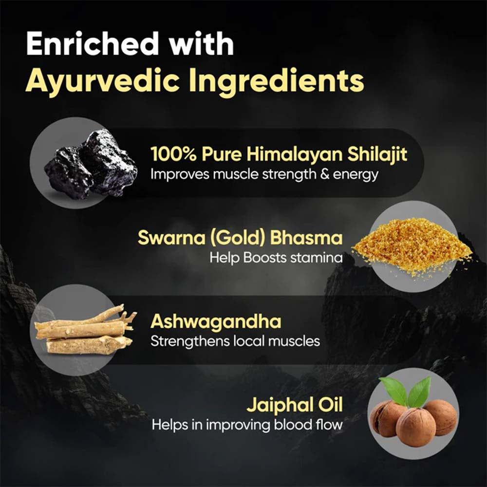 Shilajit Softgel Capsules & Lube for Enhanced Vitality