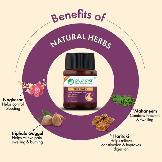 Piles Care: Quick Relief From Pain, Bleeding & Constipation