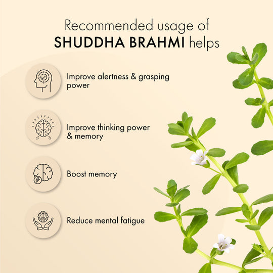 Shuddha Brahmi: Most Effective Brain Tonic & Memory Enhancer