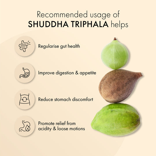 Shuddha Triphala: Most Effective Digestion Regulator & Antioxidant