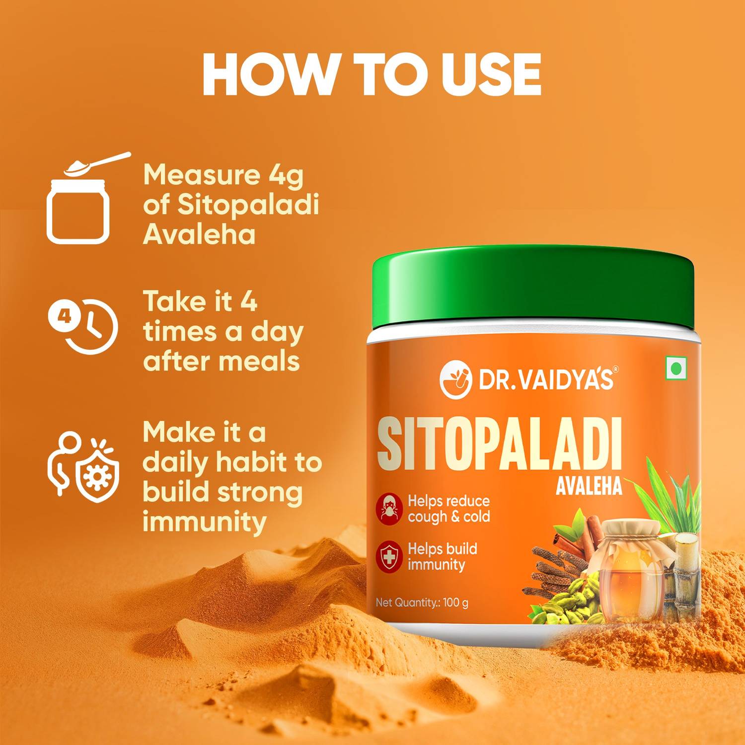 Sitopaladi – A Time-Tested 100% Ayurvedic Remedy for Cough, Cold & Better Immunity