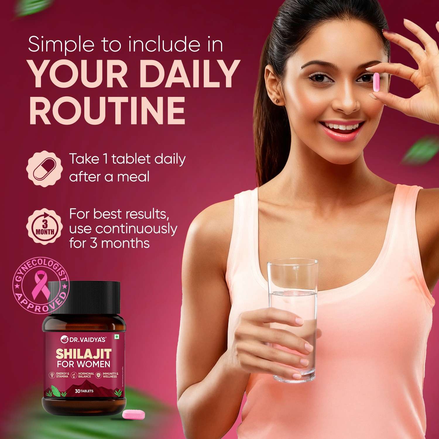 Shilajit Women’s Daily Vitality Tablets