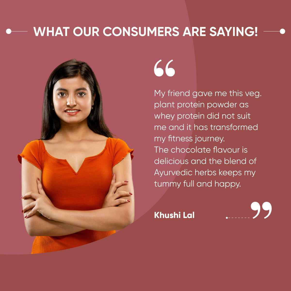 Plant Power Protein with Ayurvedic blend