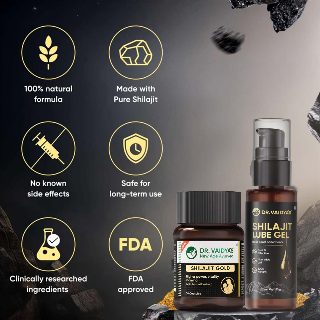 Shilajit Gold Capsule & Lube for Vitality