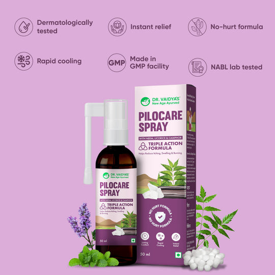 Pilocare Spray: Triple Action Formula for Soothing Piles Relief