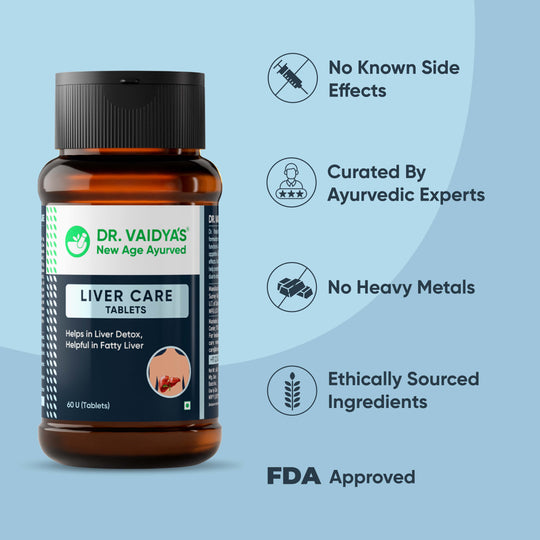 Liver Care Tablets - Daily Ayurvedic Liver Detox