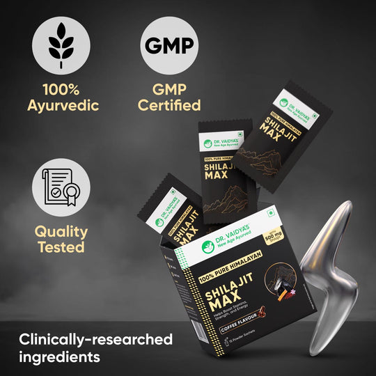 Shilajit Max: India’s 1st Coffee-flavoured 100% Himalayan Shilajit