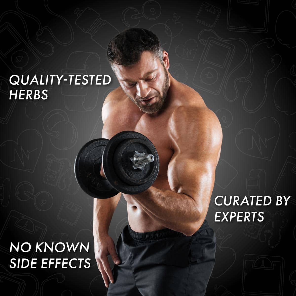 Herbobuild DS (Double Strength) - Build Visible Muscle Mass with 2X Formula