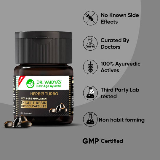 Shilajit Resin Capsules: 100% Effectiveness of Shilajit Resin in Convenience of Softgel Capsules