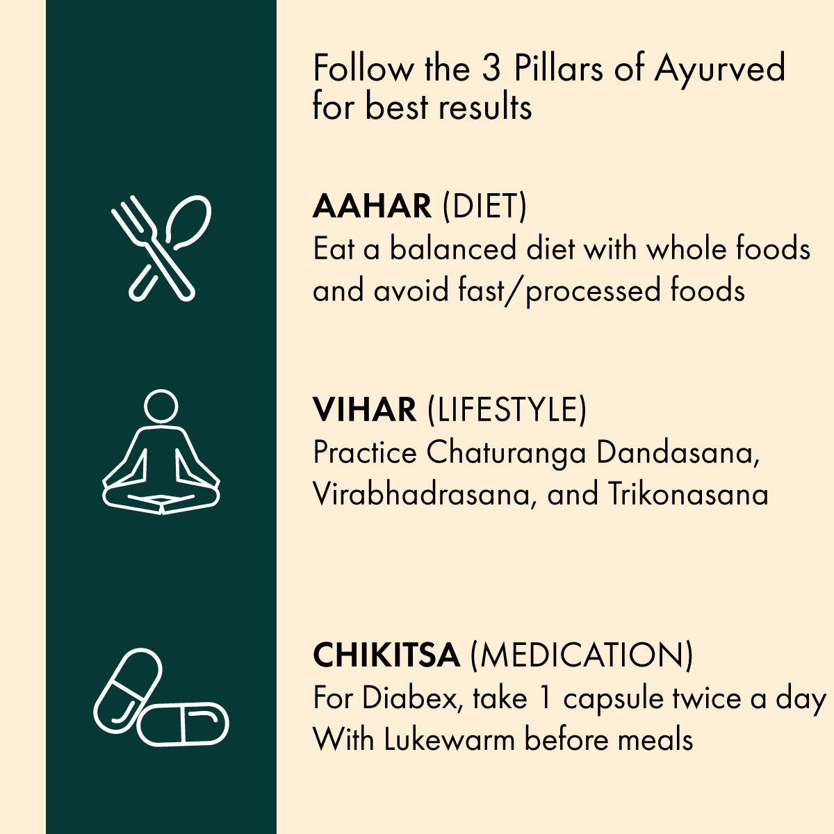 Diabex (30 Capsules per Pack) Enriched with Gudmar, Vijaysaar, Jamun Seed for Blood Sugar Support