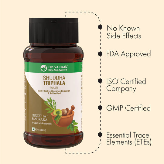 Shuddha Triphala: Most Effective Digestion Regulator & Antioxidant