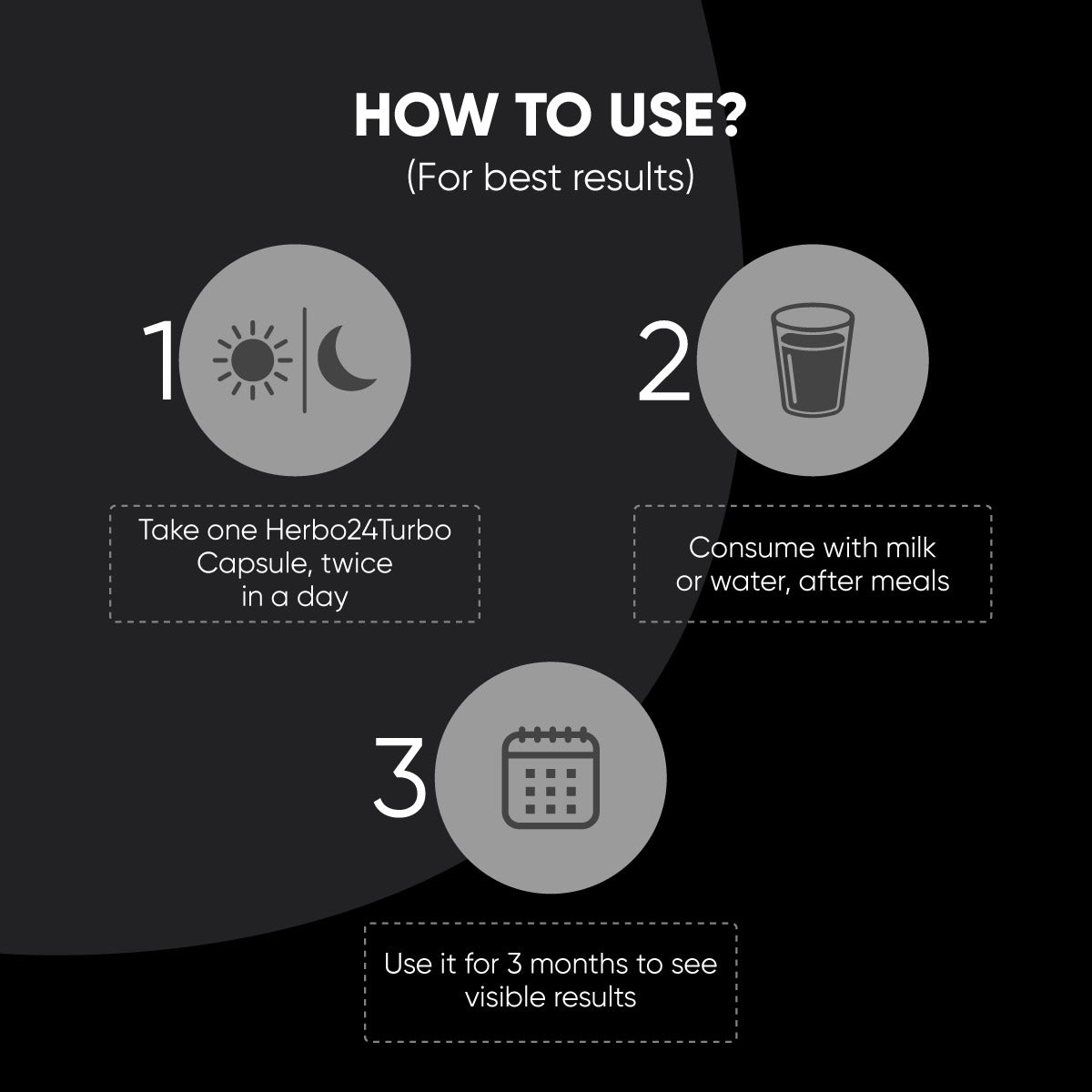 Herbo 24 Turbo Capsules: Ayurvedic Male Power Booster with Shilajit, Ashwagandha and Safed Mushli