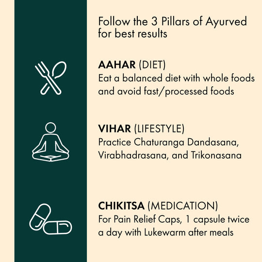 दर्द निवारक कैप्सूल- दर्द से राहत पाने की आयुर्वेदिक दवा