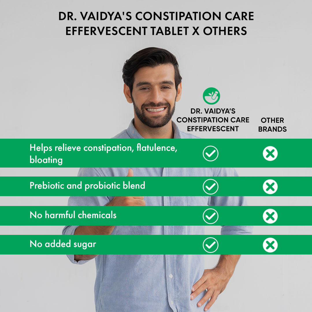 Dr. Vaidya's Constipation Care Effervescent Tablets