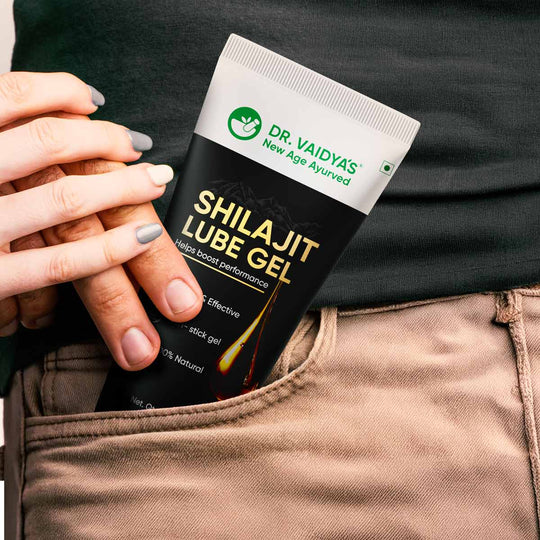 Shilajit Lube Gel: Non-Stick, Fast-Absorbing Shilajit-Infused Gel