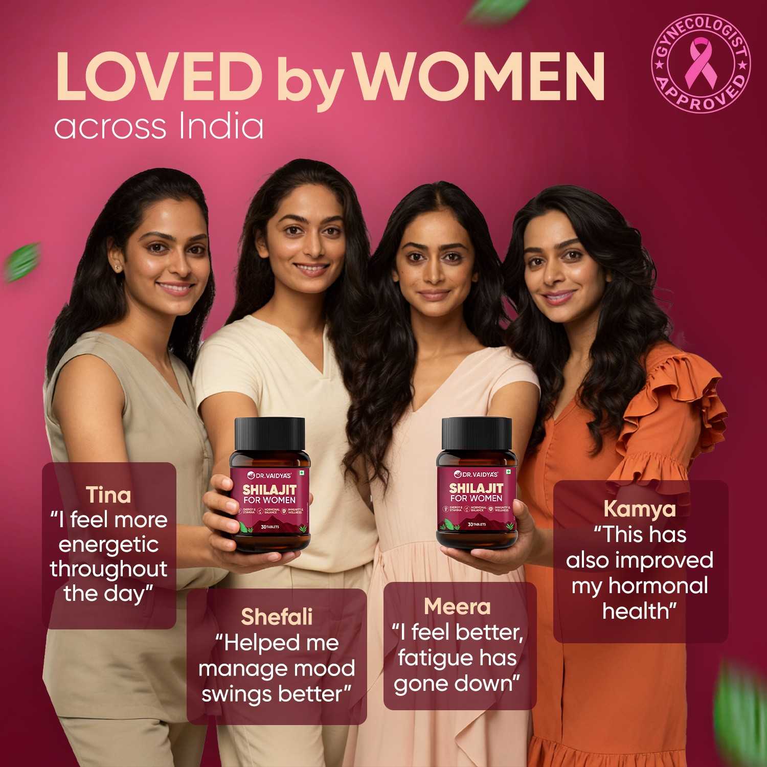 Shilajit Women’s Daily Vitality Tablets