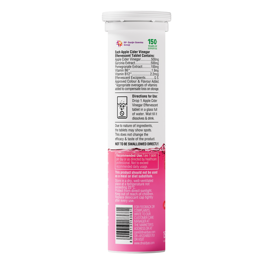 Apple Cider Vinegar Effervescent Tablets For Weight Loss