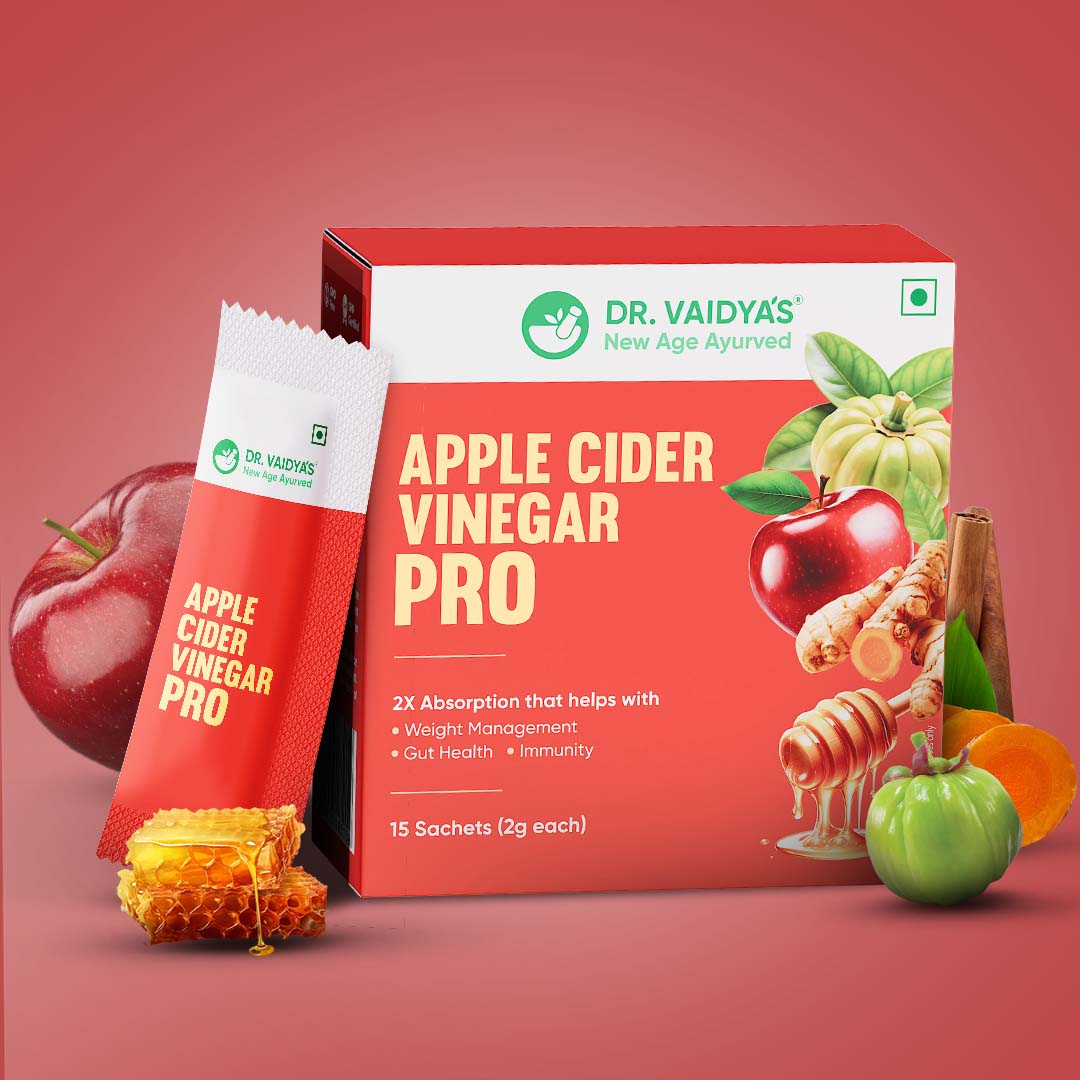 Apple Cider Vinegar Pro Powder with 5 Herbs for Weight Management