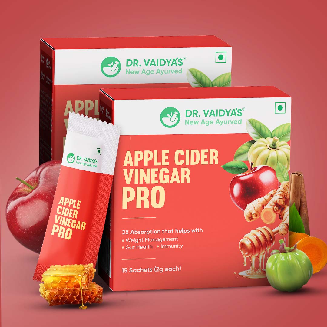 Apple Cider Vinegar Pro Powder with 5 Herbs for Weight Management