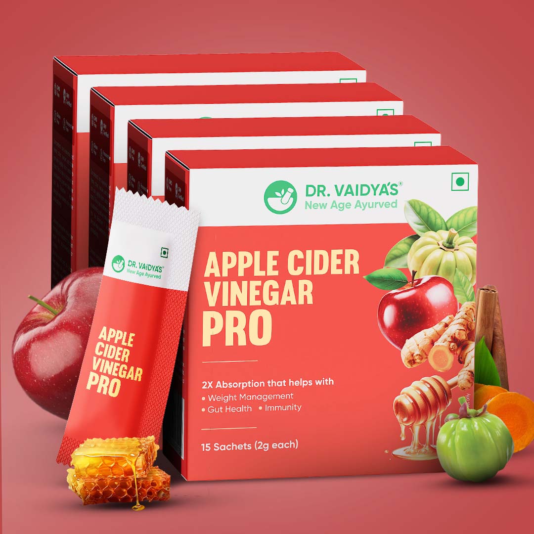 Apple Cider Vinegar Pro Powder with 5 Herbs for Weight Management