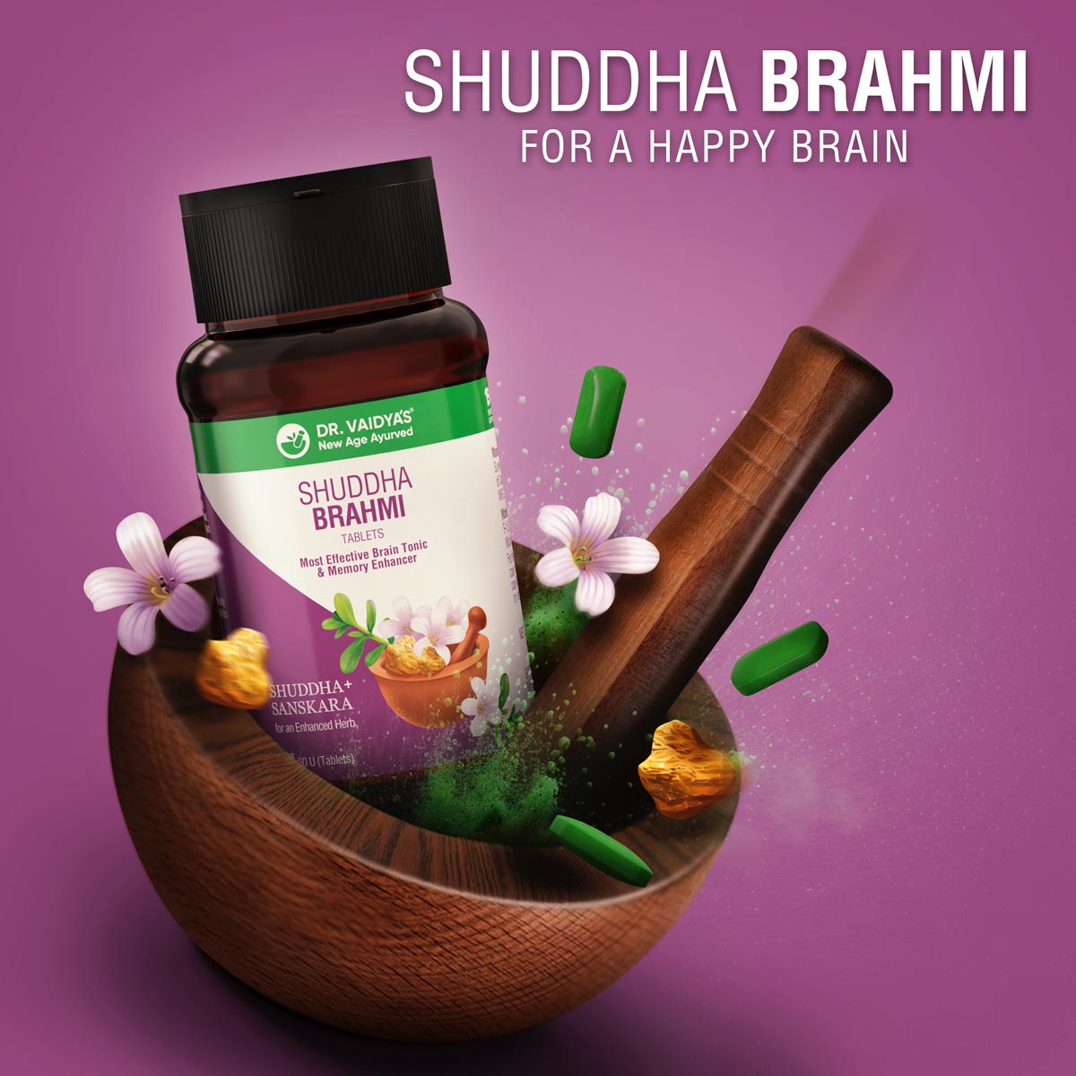 Shuddha Brahmi: Most Effective Brain Tonic & Memory Enhancer