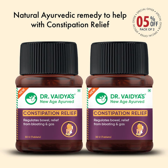 Dr. Vaidya’s Ayurvedic Constipation Relief Tablets