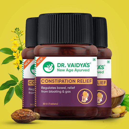 Dr. Vaidya’s Ayurvedic Constipation Relief Tablets
